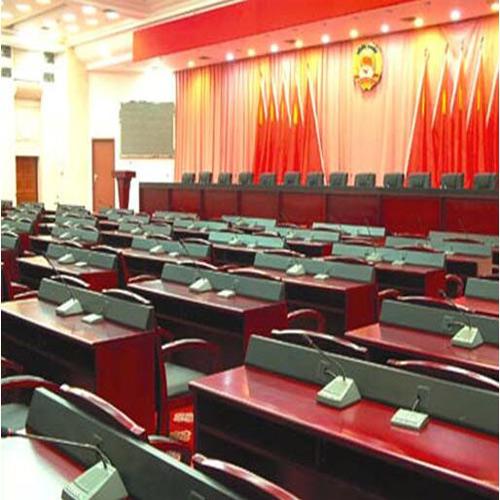 部隊會議廳(數(shù)字嵌入式表決、簽到、討論、視像跟蹤會議系統(tǒng)）